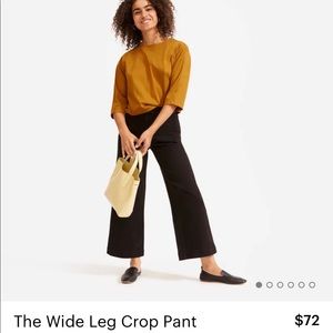 Everlane Wide Leg Crop Pant